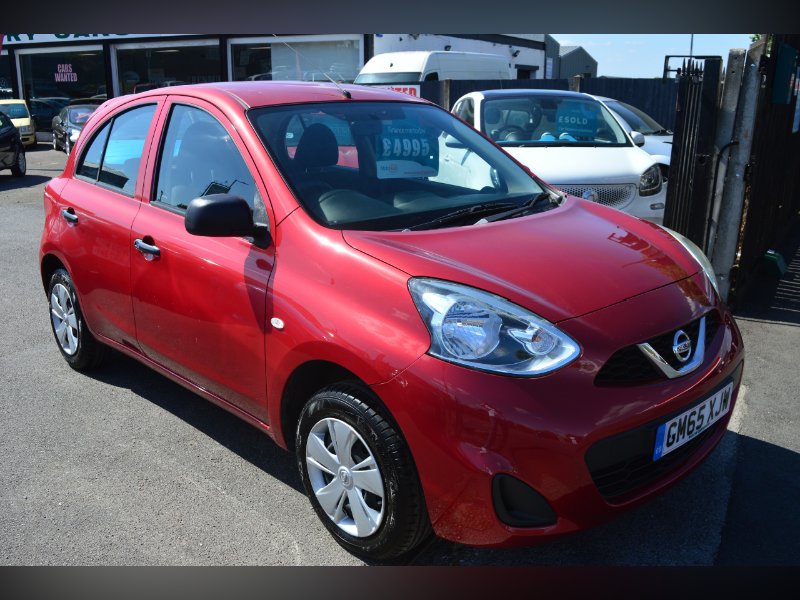 2016 Nissan Micra Hatchback 1.2 Visia Hatchback 5dr Petrol Manual Euro 5 80 ps