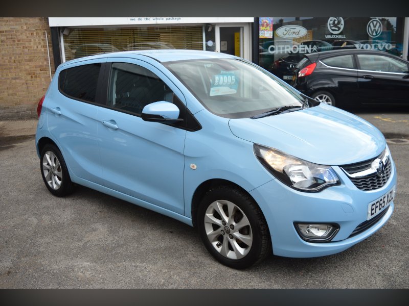 Blue Vauxhall Viva 1.0i SL Hatchback 5dr Petrol Manual Euro 6 75 ps