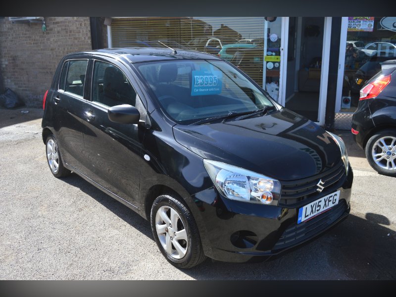 Black 2015 Suzuki Celerio 1.0 SZ3 Hatchback 5dr Petrol Manual Euro 6 68 ps in Harlow
